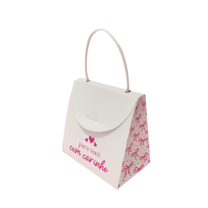 Mini Sacola 10x10x6cm Para você com carinho 148